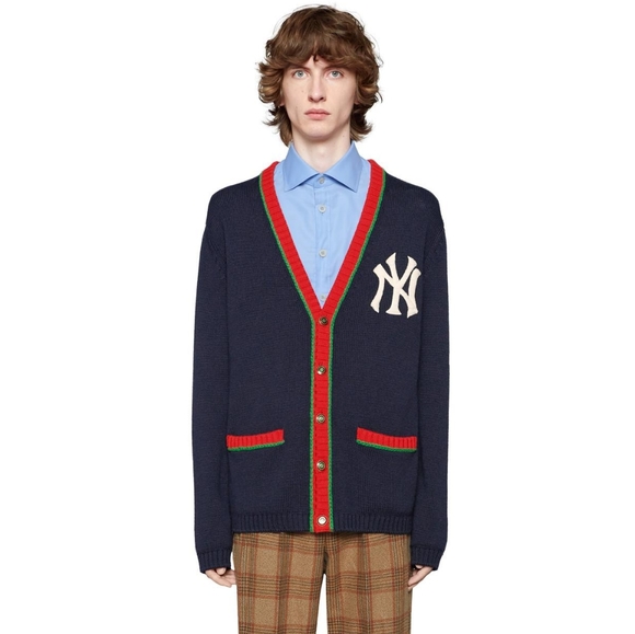 GUCCI NY Yankees Cardigan - Picture 1 of 3